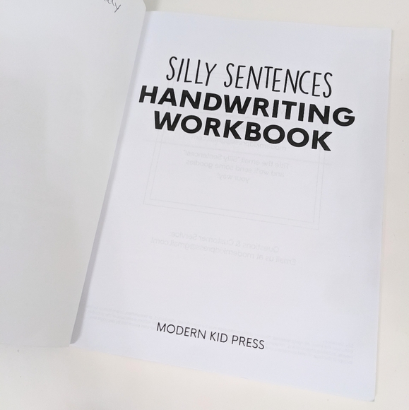 Silly Sentences Handwriting Practice Workbook - Picture 4 of 12